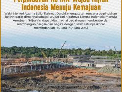 Wamenag Memastikan Rencana Perpindahan Ke IKN Wujud Hijrah Indonesia Menuju Kemajuan