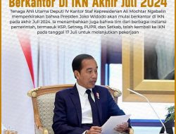 Presiden Jokowi Diperkirakan Siap Berkantor Di IKN Akhir Juli 2024