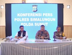 Kapolres Simalungun Ungkap Pelaku Pengerusakan serta Penganiayaan di Sihaporas dalam Konferensi Pers