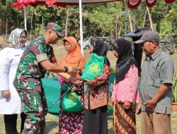 Buka TMMD Pare Mondokan, Bupati Sragen Puji Letkol Inf Yoga