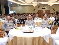 Arahan Kapolda Sumsel kepada Bintara,Tamtama Remaja dalam pelaksanaan tugas penanganan Karhutla diwilayah Provinsi Sumsel