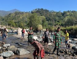 10 Hari Bekerja, Pembangunan Jembatan Naga Karimata Selesaikan Pondasi Dan Pelataran