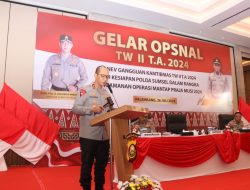 Polda Sumsel melaksanakan Gelar Opsnal TW II TA.2024