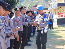 Kabid Propam Polda NTB Tekankan Disiplin Anggota Polres Sumbawa Barat