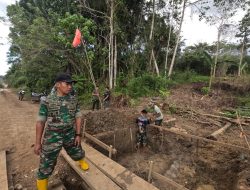 Dandim 1430/Konut Tinjau Pelaksanaan TMMD, Cek Perkembangan Pembangunan Sasaran Fisik
