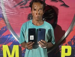 Nyolong Handphone di Jok Sepeda Motor, Spesialis Garong ini Tak Berkutik Diringkus Tim Puma 1 Polres Bima Kota