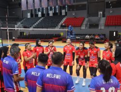Tim Voli Putri Kabupaten Melawi Mengalahkan Tim Putri Sekadau di Kapolda Cup 2024