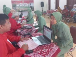 Peduli Sesama, TMMD Sengkuyung Desa Catur Adakan Donor Darah