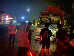 Dua Nyawa Melayang Usai Motor Tabrak Truk di Sungai Ambawang