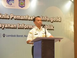 Bimtek Pemanfaatan info.go.id di NTB, Kadiskominfotik Dr. Najam: upaya Tingkatkan KIP dan Kualitas Layanan Informasi Publik