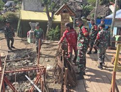 Dansatgas Laksanakan Peninjauan Pembangunan Jembatan Naga Karimata