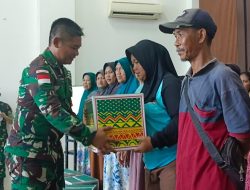 Dankolakopsrem 121/Abw Berikan Pengarahan Kepada Satgas Yonzipur 5/ABW Dan Resmikan RADAR Embrio Anti Narkoba di Perbatasan RI-Mly