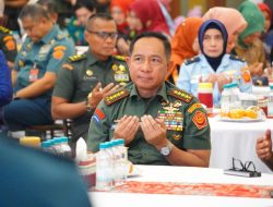 Tanda Rasa Syukur, Panglima TNI Beri Santunan Anak Yatim