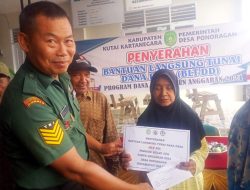 Pastikan Tepat Sasaran Babinsa Ponoragan Kawal Penyaluran BLT