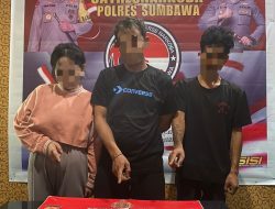 Satresnarkoba Polres Sumbawa Amankan 2 Pria dan 1 Wanita