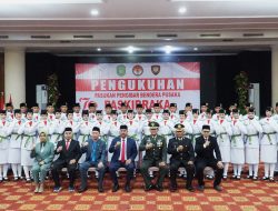 Dandim 0906/Kkr Hadiri Upacara Pengukuhan Paskibraka