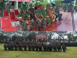 PJ Bupati Maybrat Menghadiri Upacara Pelepasan Purna Tugas Satgas Yonif 133/YS
