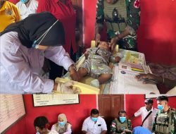 Masih Dalam Perayaan HUT RI Ke 79, Satgas Yonif 762/VYS Gelar Pengobatan Massal di Sorong Selatan