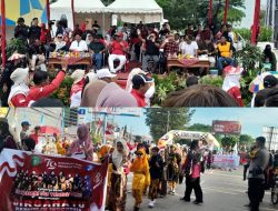 Dandim 0906/Kutai Kartanegara Hadiri Karnaval dan Kirab Budaya HUT RI Ke- 79