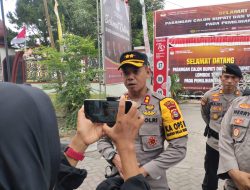 Polres Loteng Siagakan 160 Personel Amankan Pendaftaran Paslon Bupati/Wakil Bupati di KPU