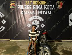 Sat Reskrim Polres Bima Kota Ungkap Kasus Curanmor