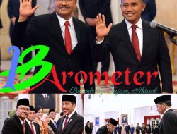 Presiden Joko Widodo melantik Saifullah Yusuf menjadi Menteri Sosial (Mensos) dan Eddy Hartono sebagai Kepala Badan Nasional Penanggulangan Terorisme (BNPT)