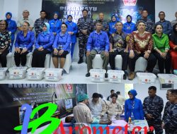 Sambut HUT ke-79 TNI, Lantamal XIV Gelar Bakti Kesehatan dan Bakti Sosial