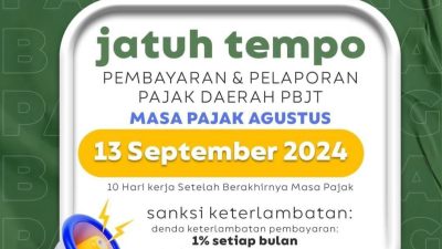 Untuk Menghindari Denda, Bapenda Kota Palembang Ingatkan WP Tanggal Jatuh Tempo PBJT