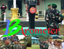 Kasdim 1707/Merauke Memimpin Upacara Bendera Mingguan