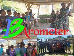 Satgas Yonif 512/QY Tumbuhkan Semangat Literasi di Wilayah Perbatasan