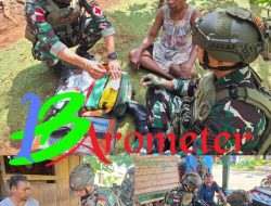Bantu Warga Dibidang Kesehatan, Satgas Yonif 131//BRS Laksanakan Pengobatan Keliling di Perbatasan RI-PNG
