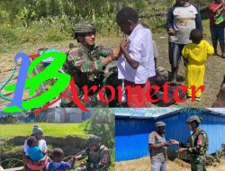 TNI Manunggal dengan Rakyat, Satgas Yonif 323 Keliling Kampung Mengatasi Kesulitan Masyarakat