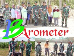 Letkol Inf Budi Santoso Tinjau Program Pompanisasi di Wilayah Koramil 0808/10 Kademangan