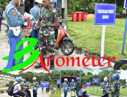 Tertib Dalam Berkendara, Personel Provos Bersama Denintel Pasmar 3 Giat Operasi Gaktib