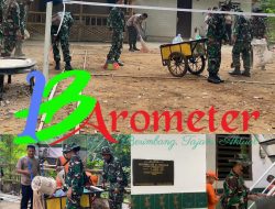 TNI Rayakan HUT Ke-79 Dengan Karya Bakti Pembersihan di Musholla Al-Hidayah