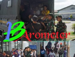 Satgas Pamtas Yonarmed 11 Kostrad Bersama BP3MI Kaltara Kawal Deportasi 70 PMI di Pelabuhan Tunon Taka