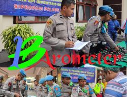 Sipropam Polres Batu Lakukan Pemeriksaan Senpi Dinas Anggota, untuk Keamanan Tugas