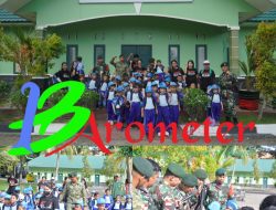 Satgas Pamtas Yonarmed 11 Kostrad Terima Kunjungan Outing Class TK Sion Nunukan