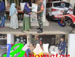 Babinsa Koramil 0818/22 Tumpang Kawal Penyaluran Bantuan Pangan CBP