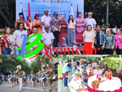 Pangkoarmada III Lepas Kirab Kota Satgas Diplomasi Dan KJK 2024 di Makati City, Filipina