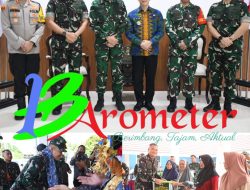 Danrem 044/Gapo Dampingi Tim Wasev Tinjau TMMD ke-122 Empat Lawang