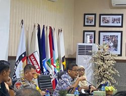 Persiapan Debat Paslon Gubernur dan Wakil Gubernur NTB, Polda NTB Hadiri RaKor Bersama KPU