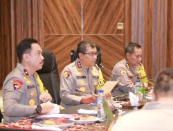 Kapolda NTB Pimpin Rapat Analisa dan Evaluasi Triwulan 3 Perdana