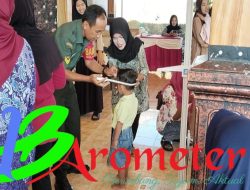 Babinsa Desa Salamrejo Dukung Program Pendampingan Stunting di Posyandu Melati