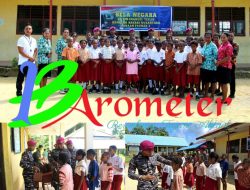 Prajurit Marinir Berikan Edukasi Bela Negara di Sekolah Dasar YPK Yeflio