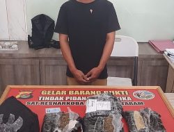 Usai Terima Paket, Pria di Mataram Dibekuk Petugas dari Sat Resnarkoba Polresta Mataram