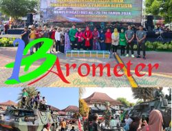 Ribuan Warga Meriahkan HUT TNI ke-79 di alun – alun Sragen