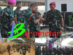 Komandan Pasmar 3 Lepas Start Pertama Tim Kontingen Binsat Pasmar 3 Materi Cross Country
