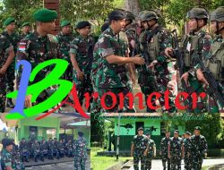 Satgas Pamtas Yonif 131/BRS Terima Kunjungan Tim Ditrah Komhan Ditjen Strahan Kemhan