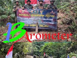 Satgas Pamtas Yonarmed 11 Kostrad Gelar Patroli Gabungan Bersama TDM